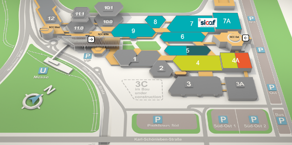 Piantina Stand Sicaf